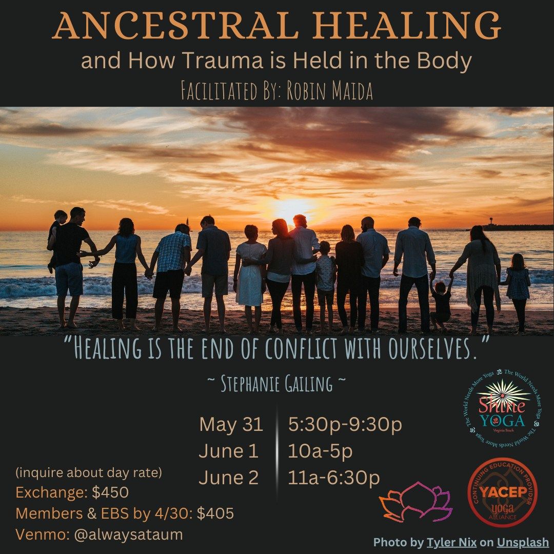Ancestral Healing Weekend and How Trauma is Held in the Body