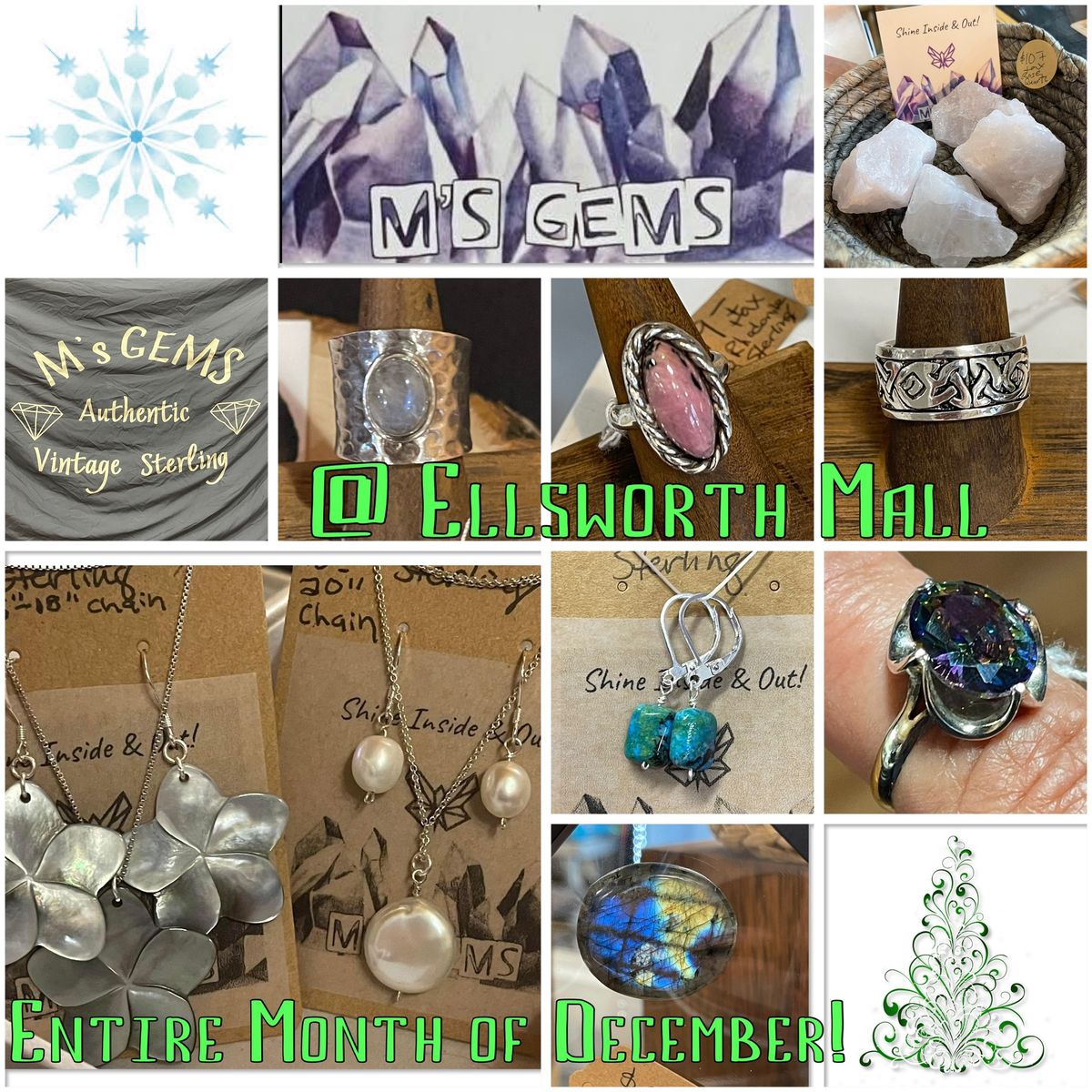 M\u2019s GEMS @ Ellsworth Mall Holiday Pop Up Month!