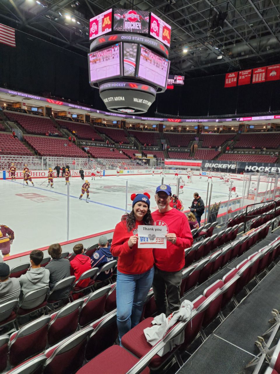 Minnesota Golden Gophers at Ohio State Buckeyes Mens Hockey at Value City Arena at Schottenstein Center