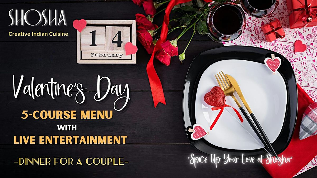 Valentine\u2019s Day 5-Course Dinner at Shosha