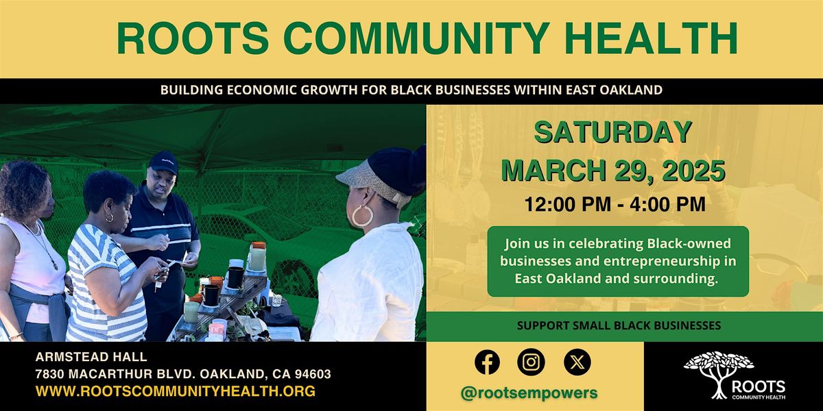 Black Entrepreneur Fair by Roots Community Health