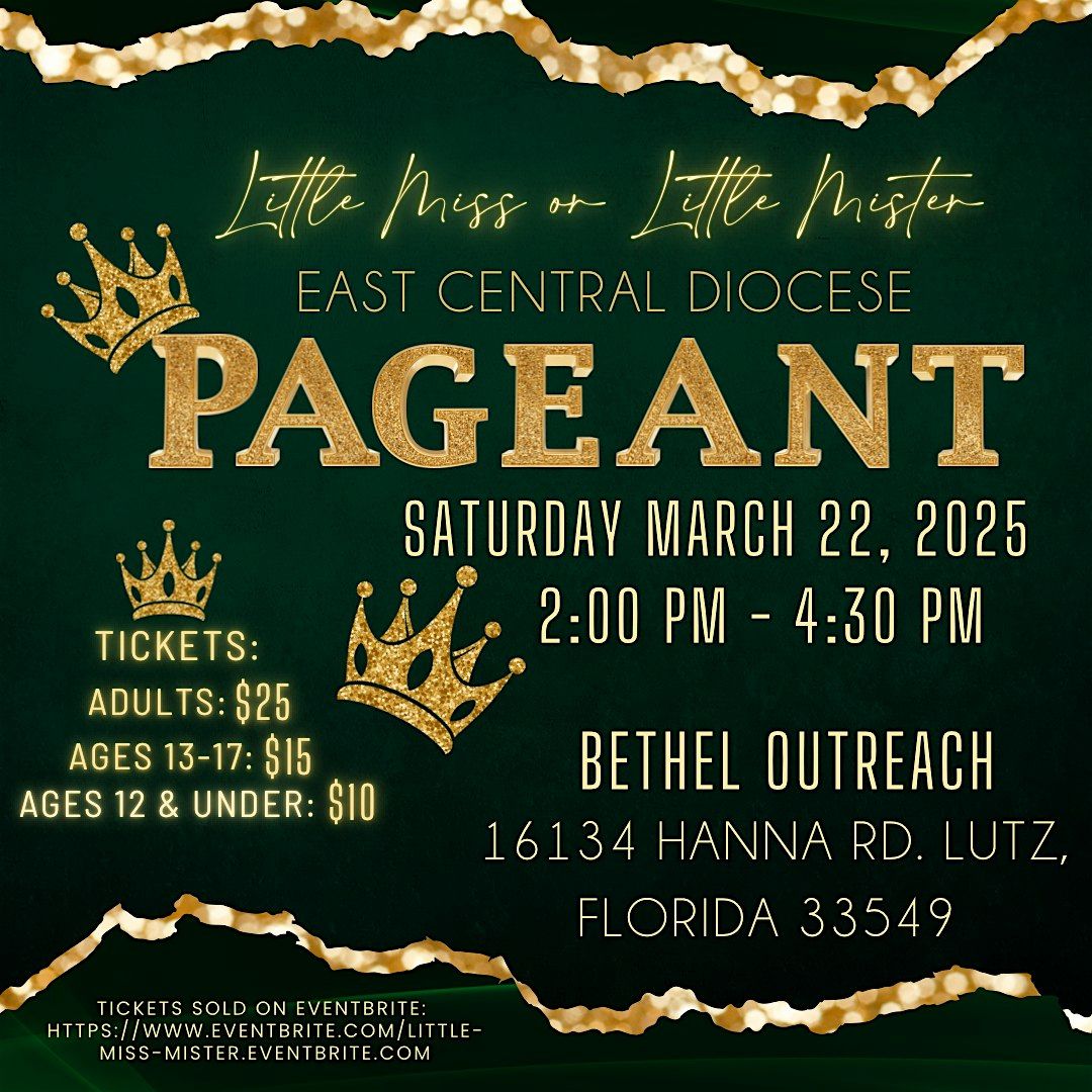 Little Miss or Little Mr East Central Pageant