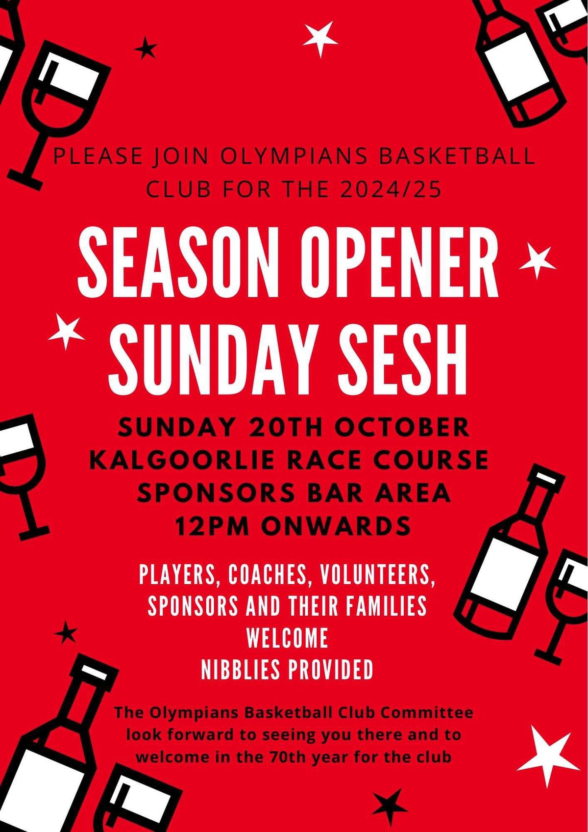 Season Opener Sunday Sesh