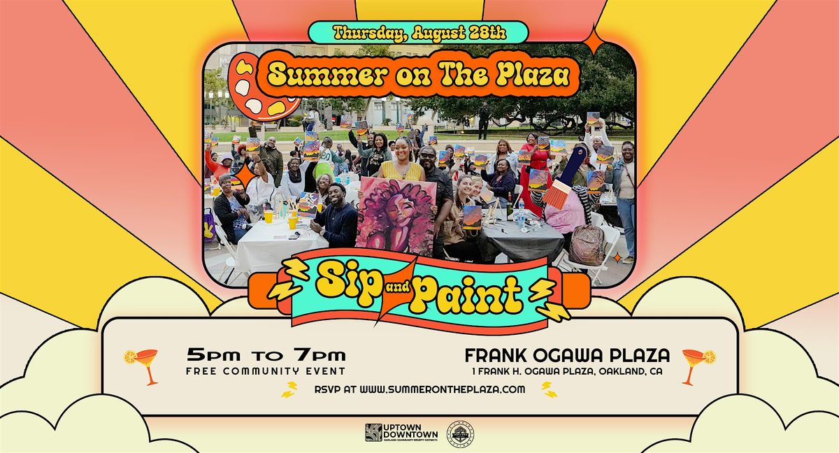 Sip and Paint On The Plaza