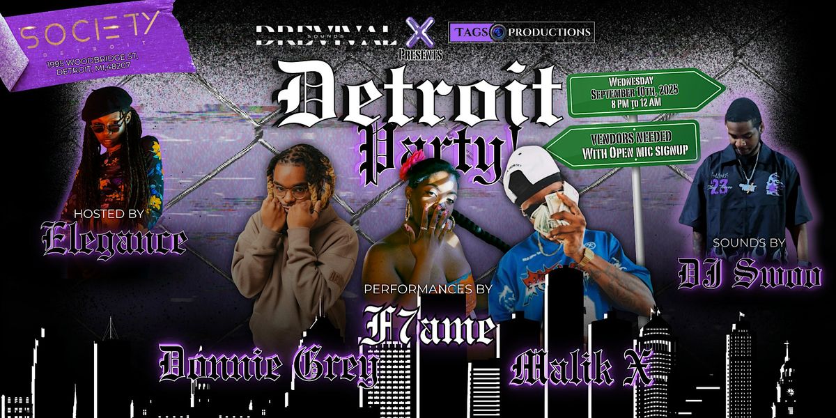 DETROIT PARTY: OPEN MIC