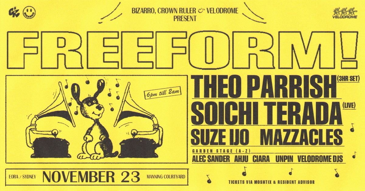 Freeform: Theo Parrish, Soichi Terada (live) & Suze Ij\u00f3