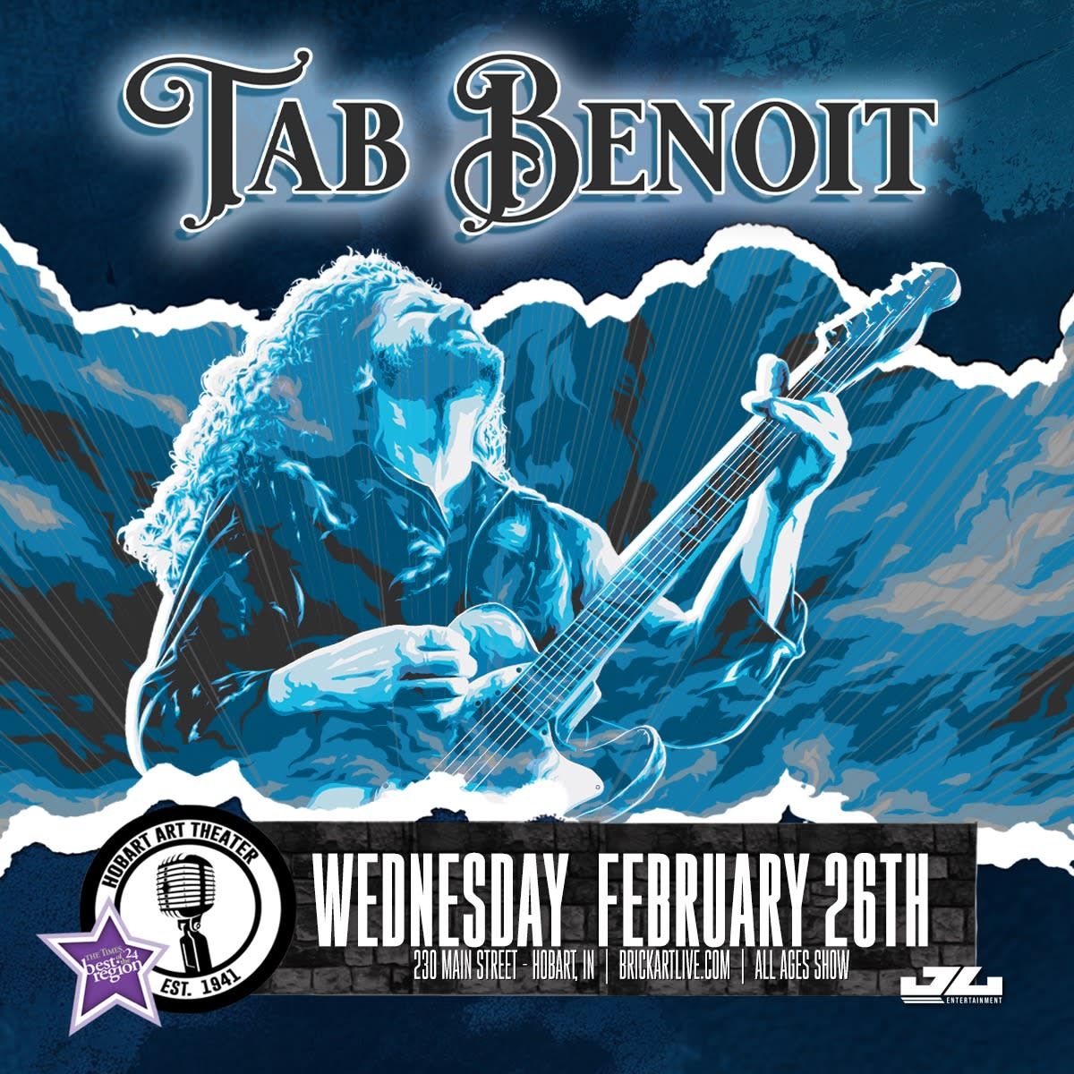 Tab Benoit at Historic Park Theatre and Event Center