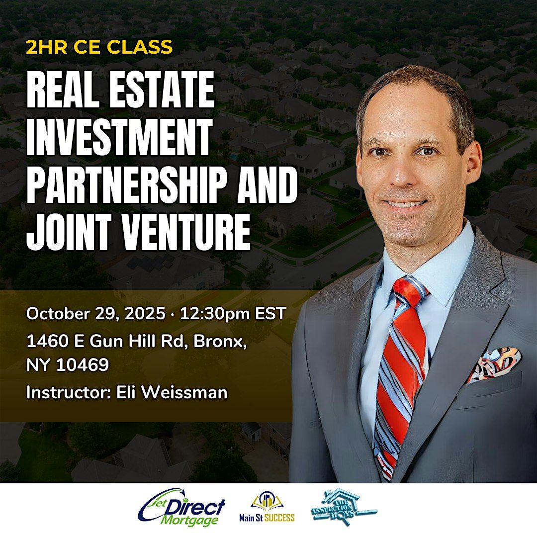 Real Estate Investment Partnership and Joint Venture