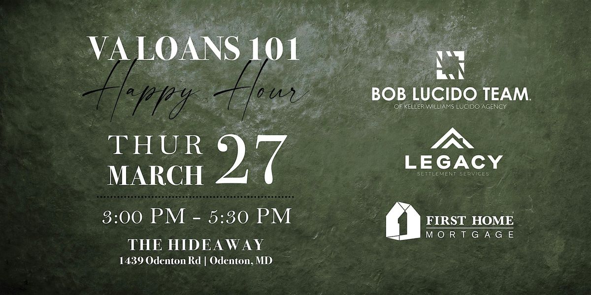 VA Loans 101 Happy Hour