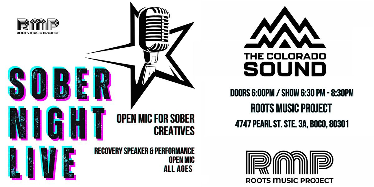 Sober Night Live! 105.5 The Colorado Sound Presents