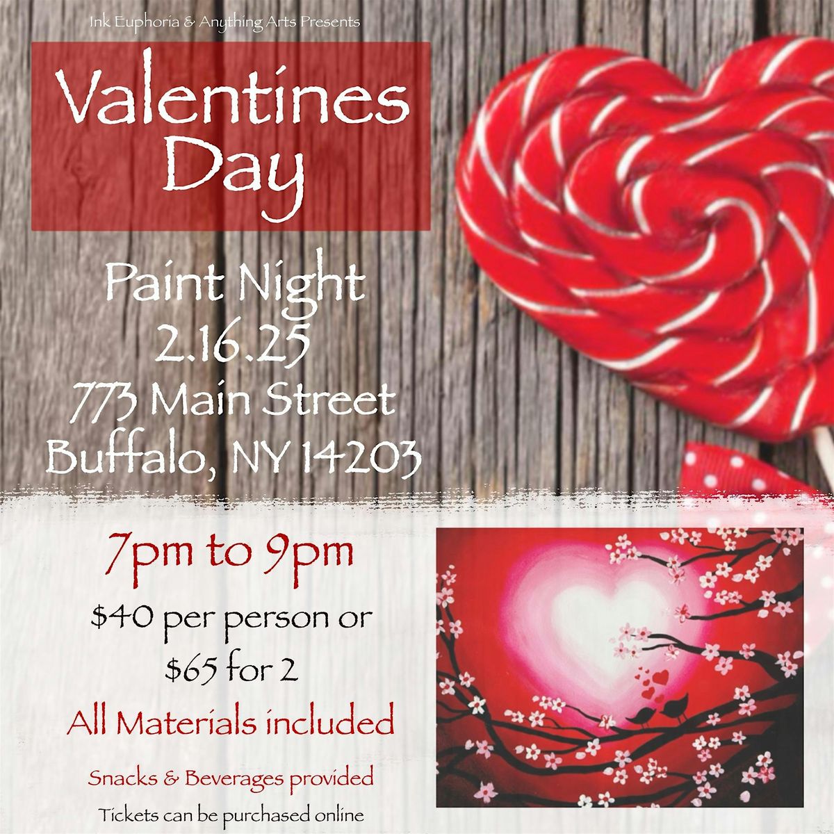 Valentines Day Paint NIght