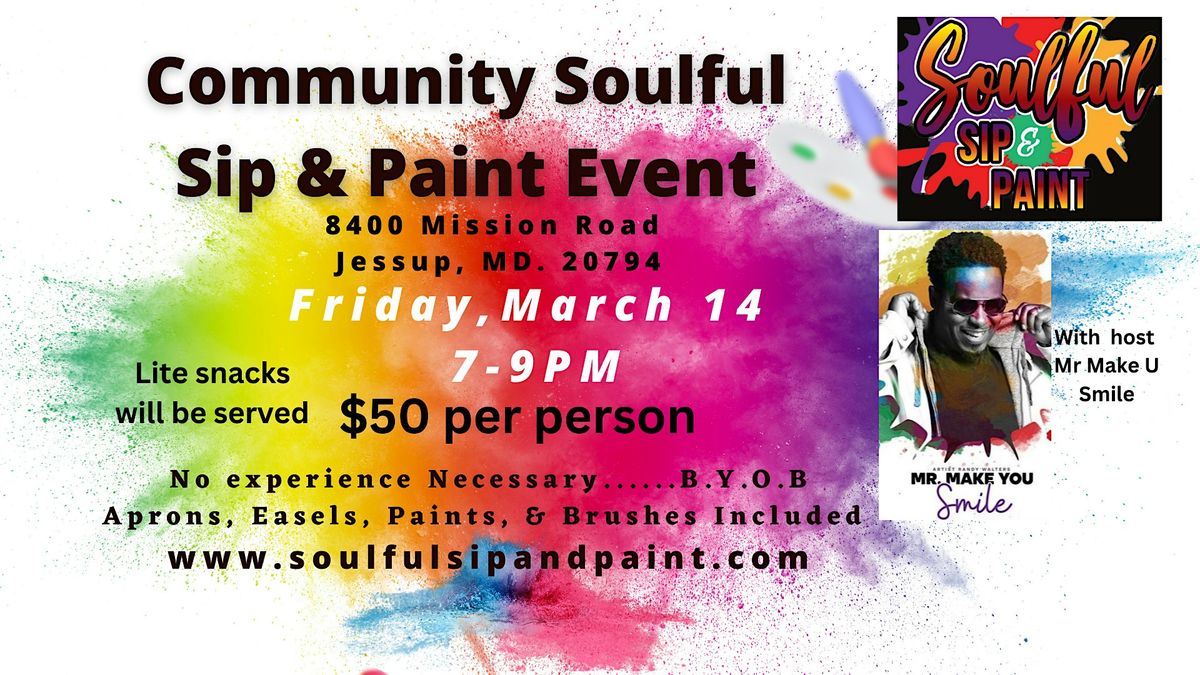 Soulful Sip & Paint Community Event