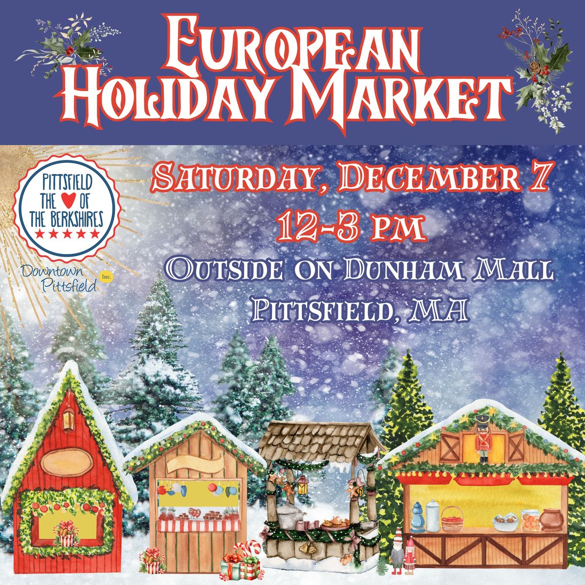 Downtown Pittsfield European Holiday Market