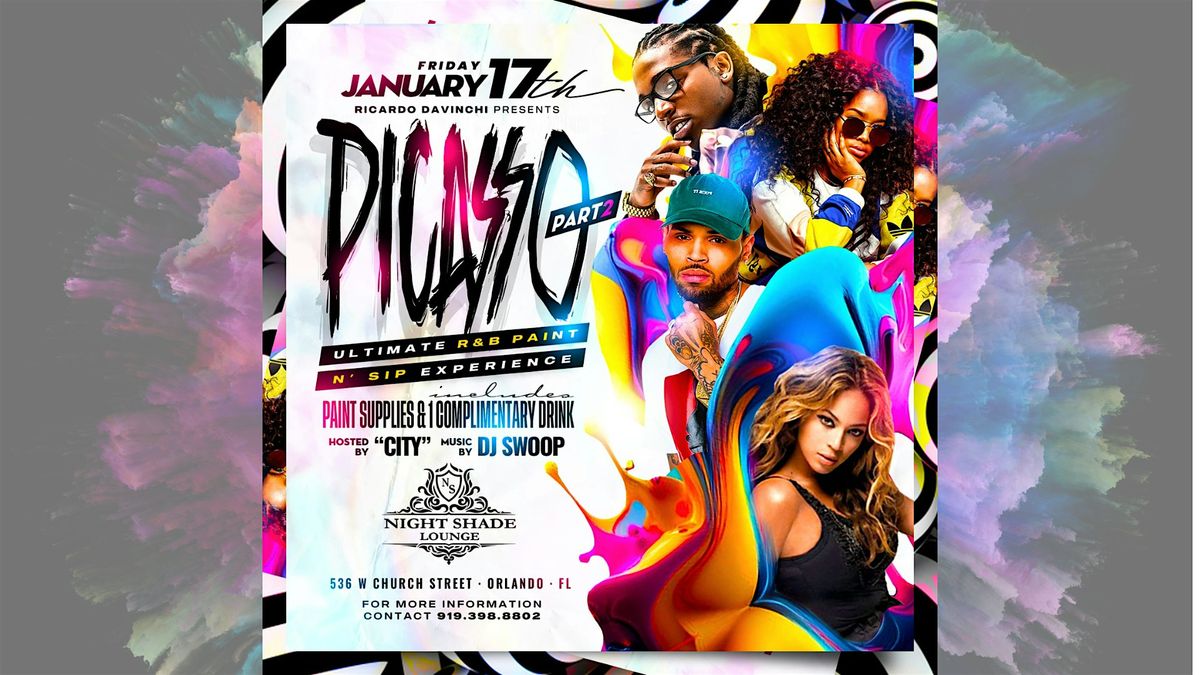 Picasso Pt 2: The Ultimate R&B Paint N Sip Experience