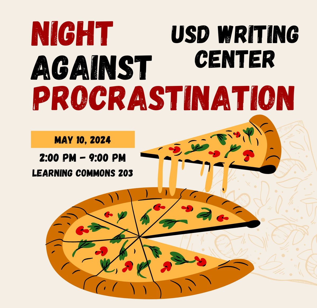 The Writing Center's Night Against Procrastination