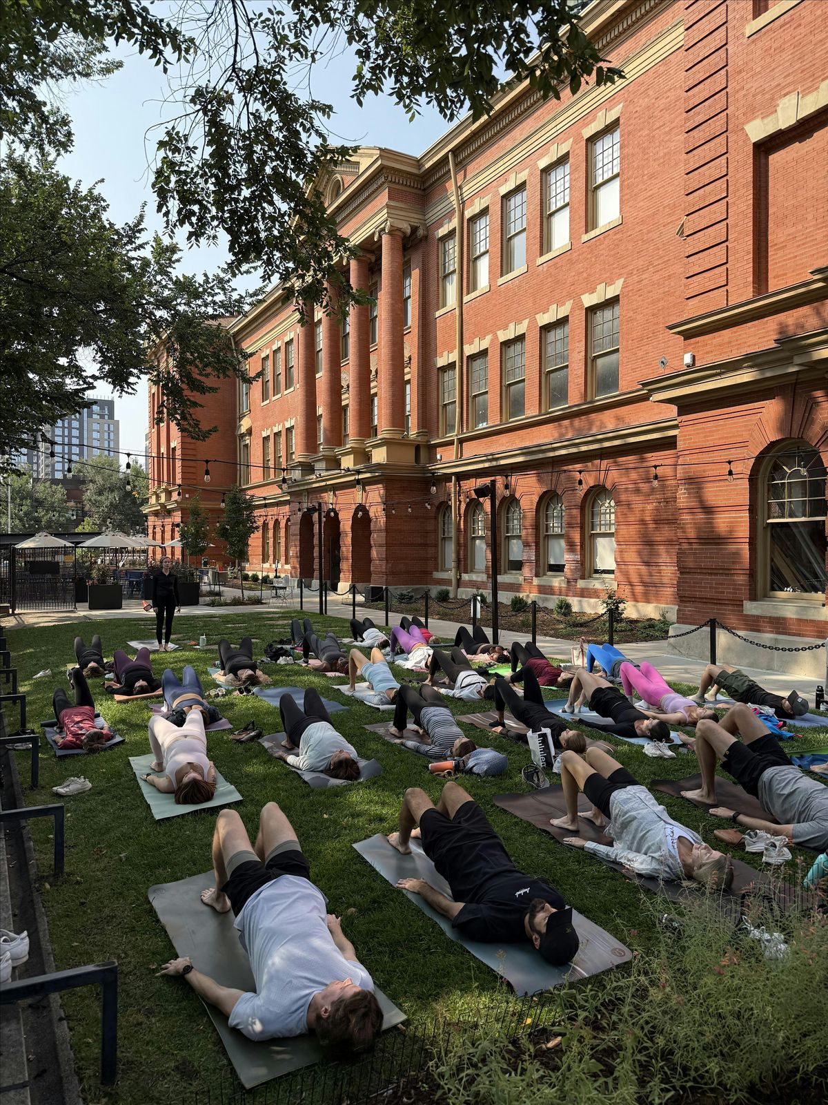 Fall Schoolyard Pilates