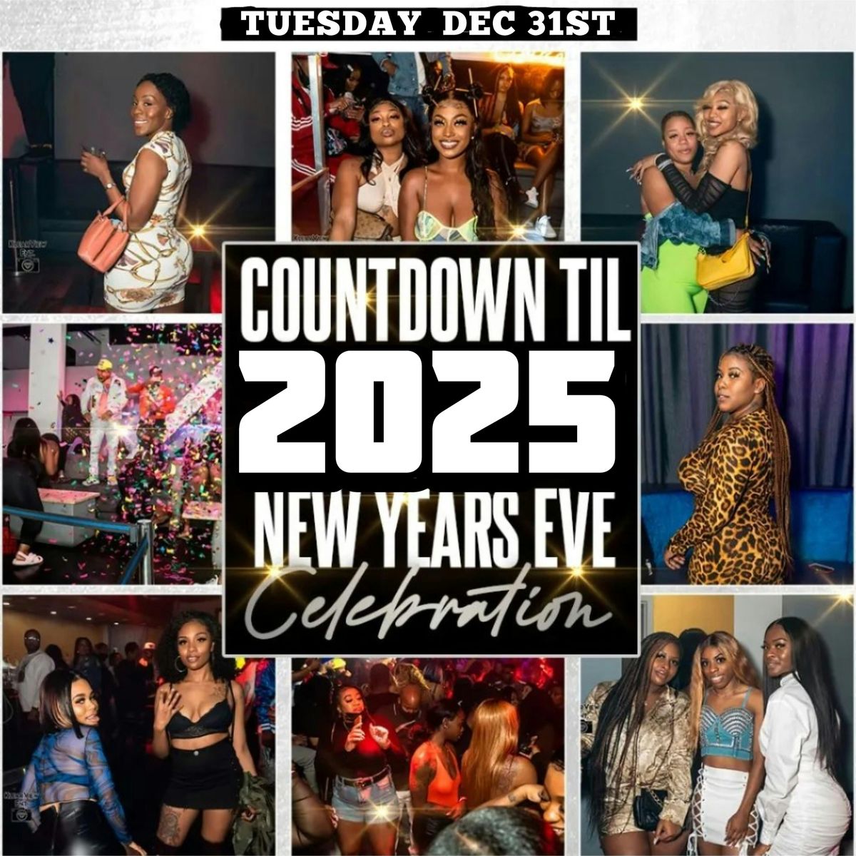 Countdown til 2025 New Years Eve Party