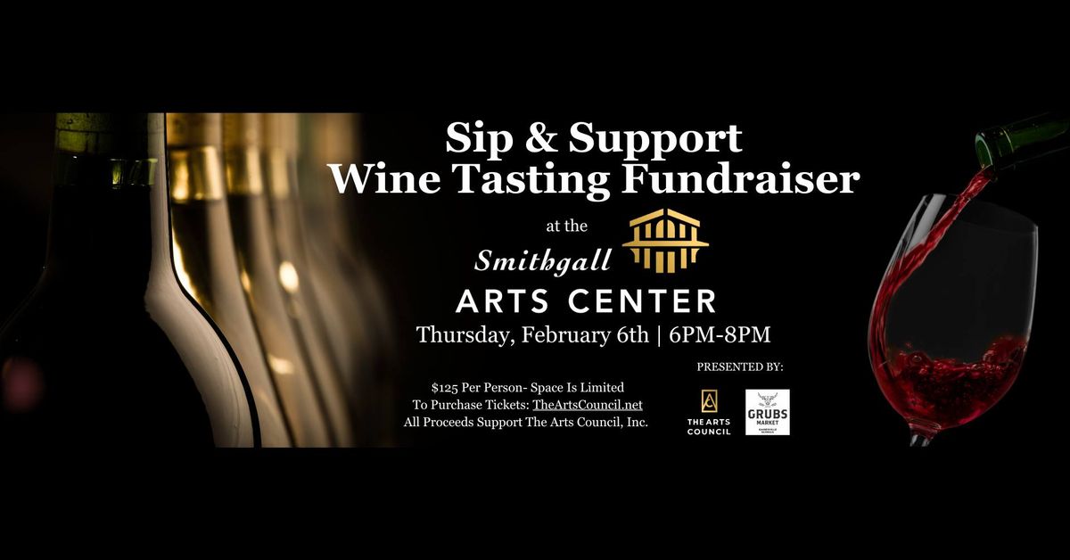 Sip & Support Wine Tasting Fundraiser