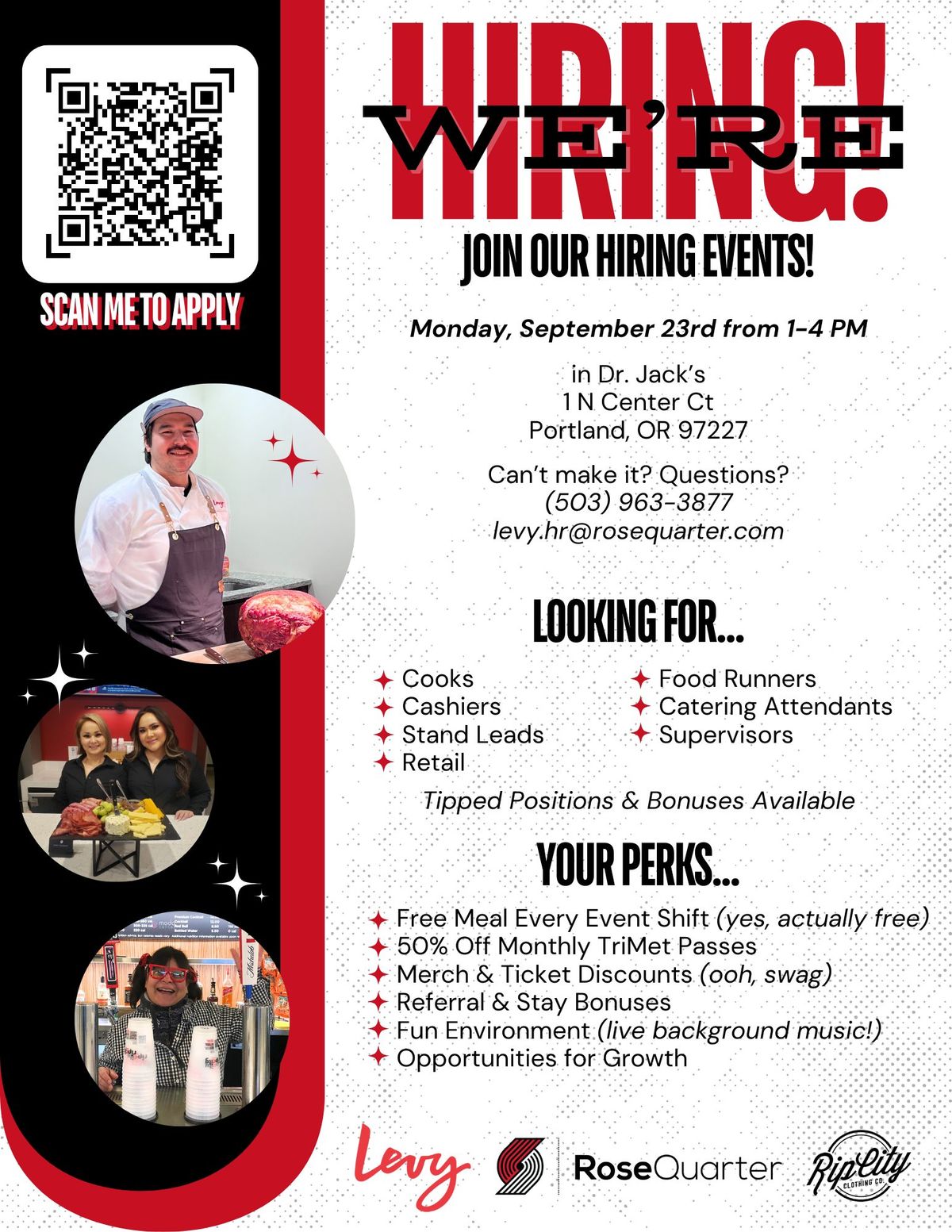 Hiring Event at the Moda Center