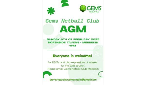 GEMS Netball Club AGM