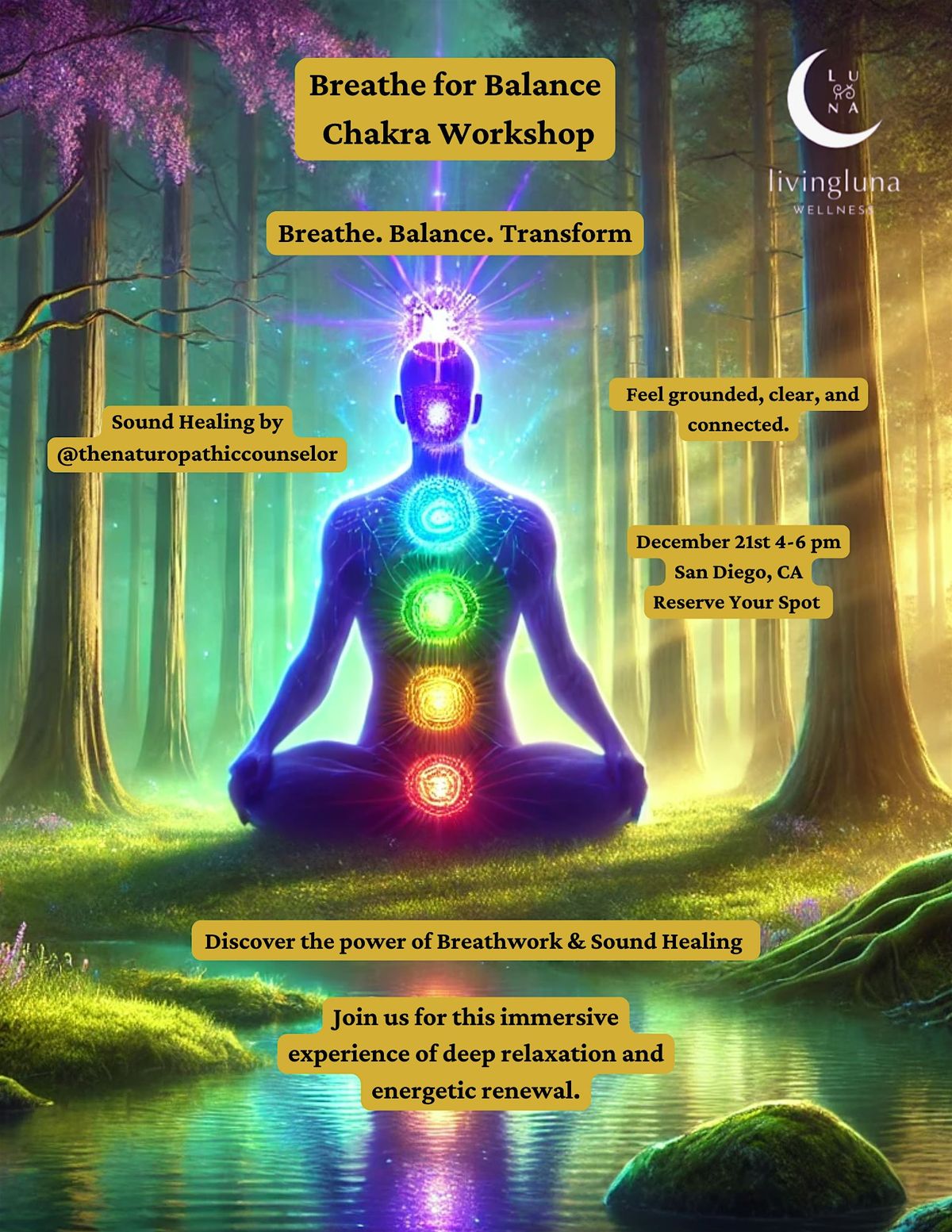 Breathe for Balance Chakra Workshop