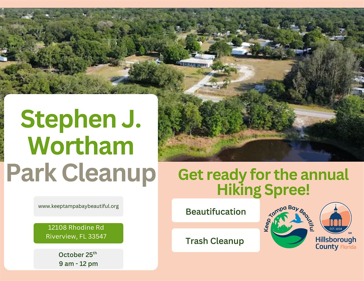 Stephen J Wortham Park Cleanup