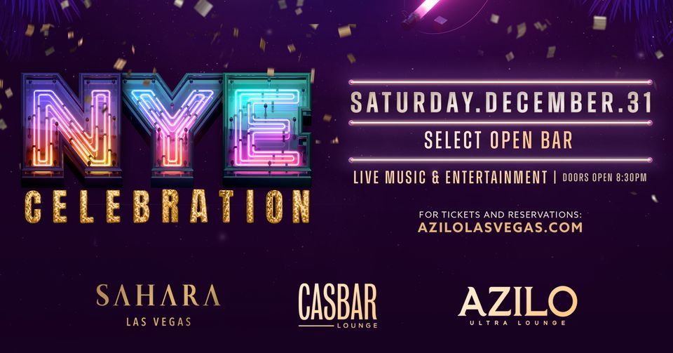 Mandalay Bay Foundation Room NYE party 2023, Foundation Room Las Vegas, 31 December to 2 January