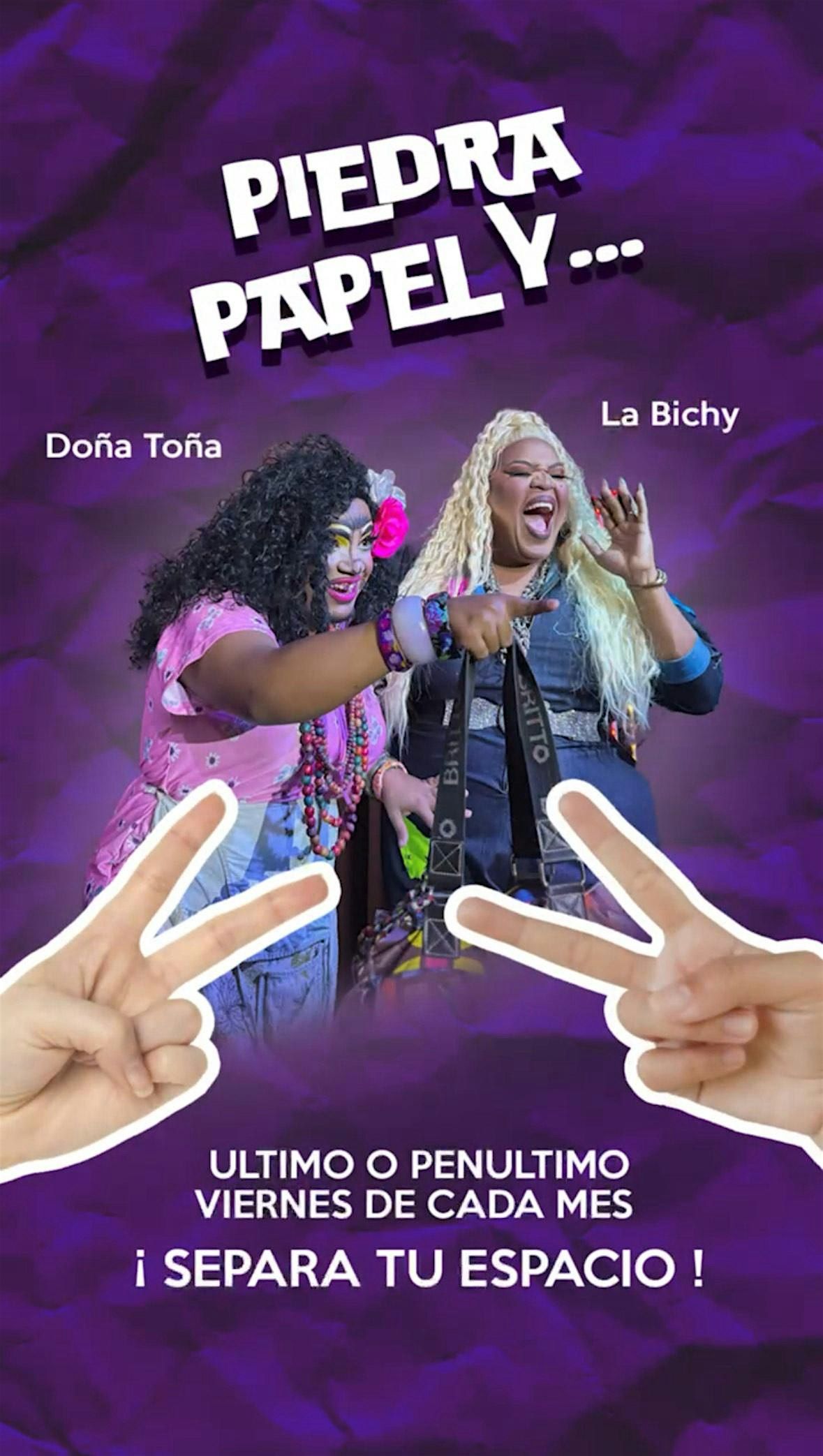 Piedra, Papel y Tijera- Noche de Comedia y Juegos