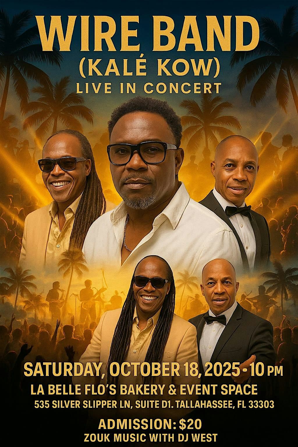 Wire Band (Kal\u00e9 Kow) Live in Concert \u2013 Tallahassee
