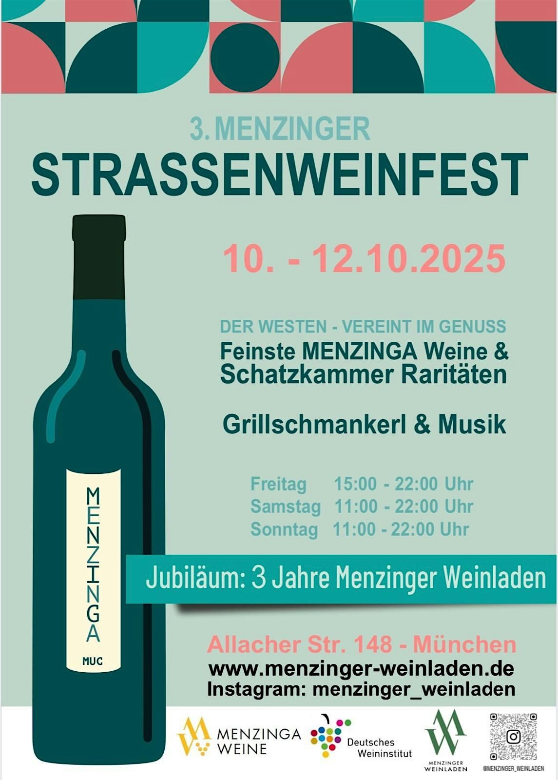 3. Menzinger Stra\u00dfenweinfest