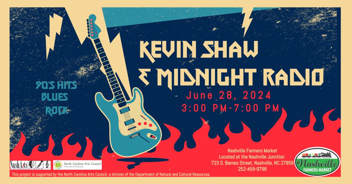 Live Music by Kevin Shaw& Midnight Radio Band