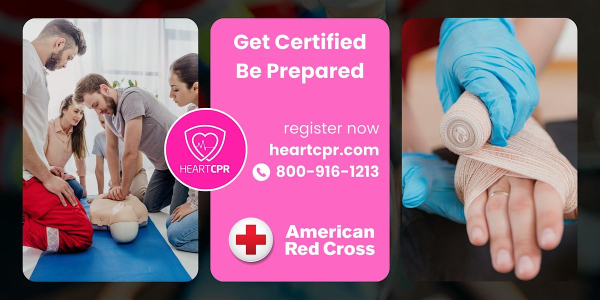 Adult First Aid\/CPR\/AED Class - Red Cross BL | Laguna Hills, CA