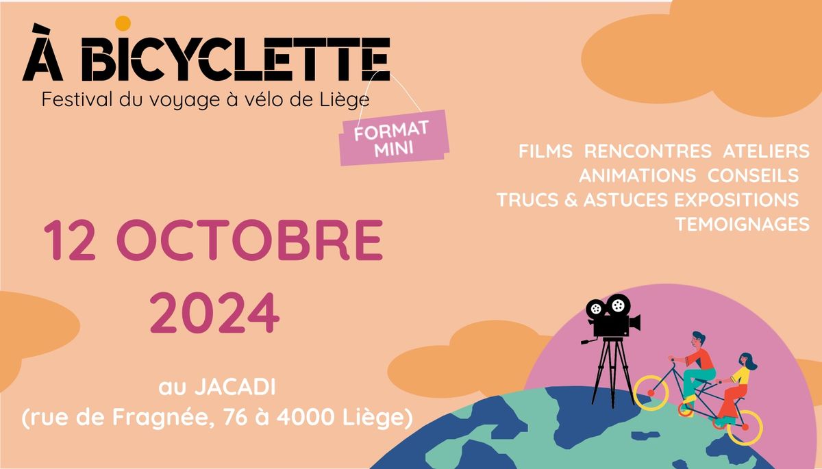 \u00c0 Bicyclette 2024 - Festival du voyage \u00e0 v\u00e9lo de Li\u00e8ge