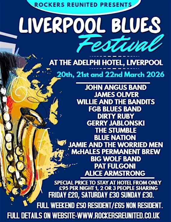 Liverpool Blues Festival March 2026