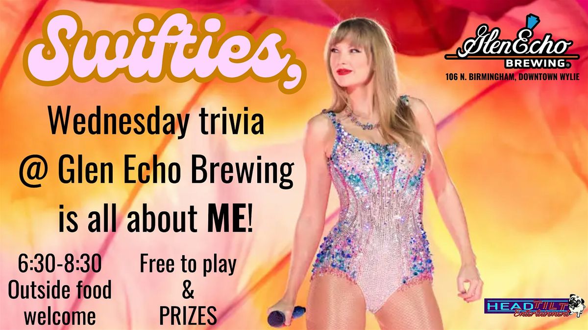 Swiftie Trivia @ Glen Echo Brewing