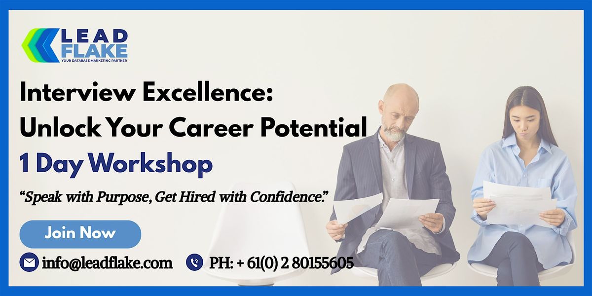Sharpen Your Interview Edge Workshop in  Singapore