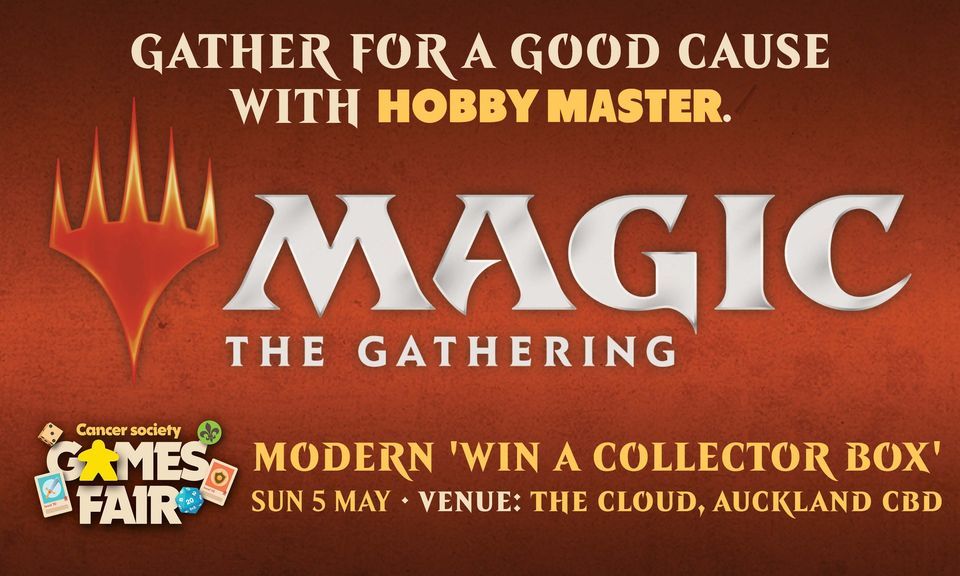 Cancer Society Games Fair \u2013 Modern Win a Collector Box with Hobby Master