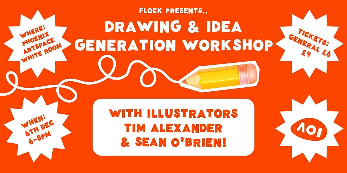 Drawing & Idea Generation Workshop \/ Brighton illustrator meet-up \/ Flock