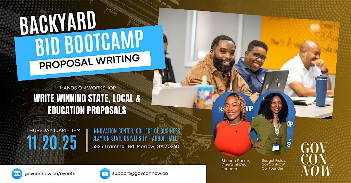 Learn to Write Winning State, Local & Education (SLED) Proposals - Workshop