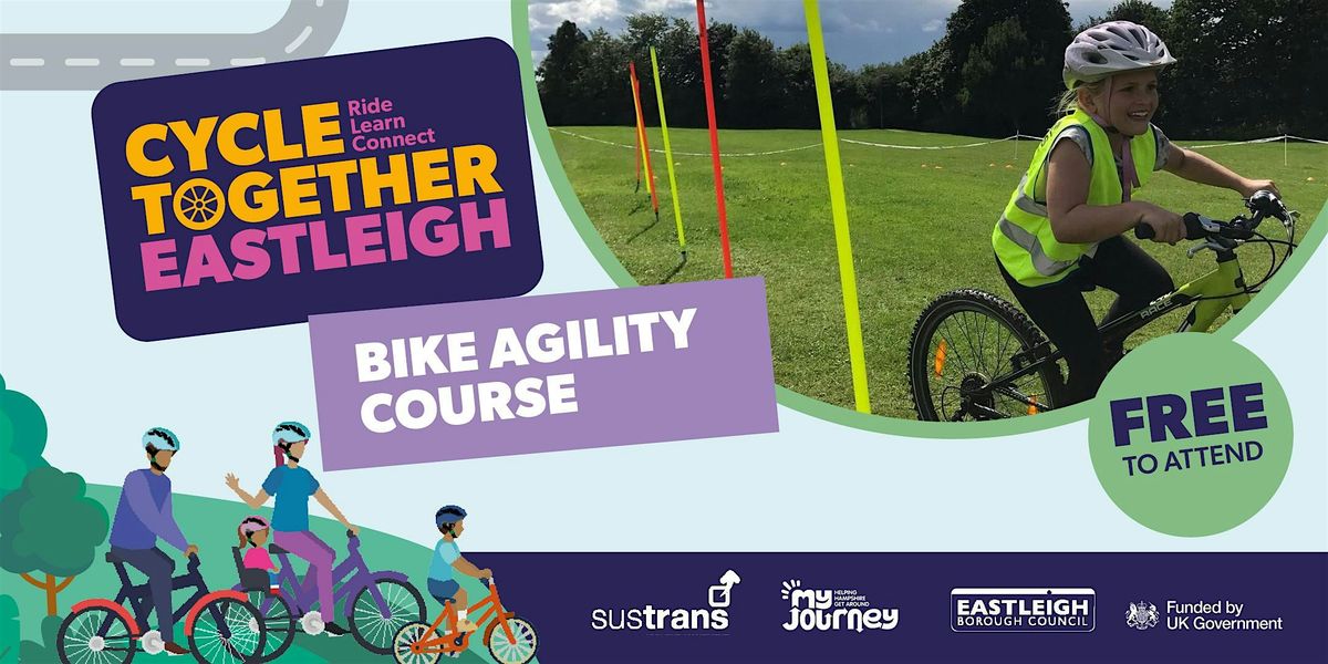 CycleTogether Eastleigh FAMILY bike skills & agility course -Places Leisure