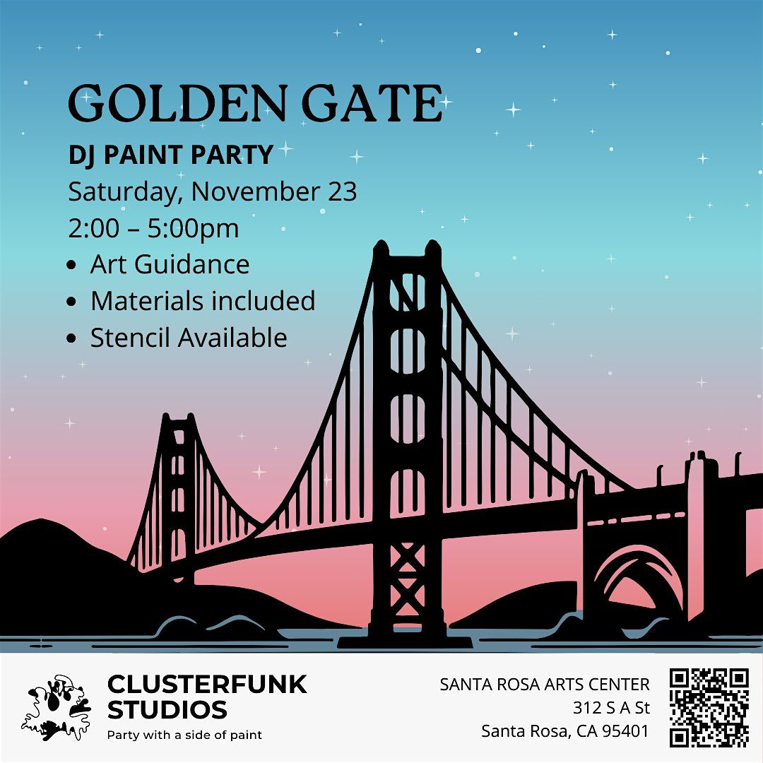 Golden Gate Bridge Paint Party