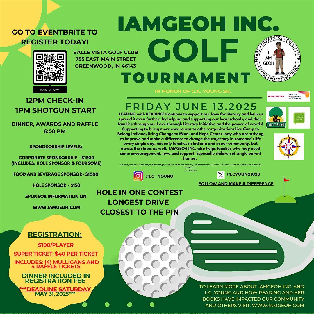 IAMGEOH INC. GOLF TOURNAMENT - IT'S ALL IN THE SWING OF THINGS!