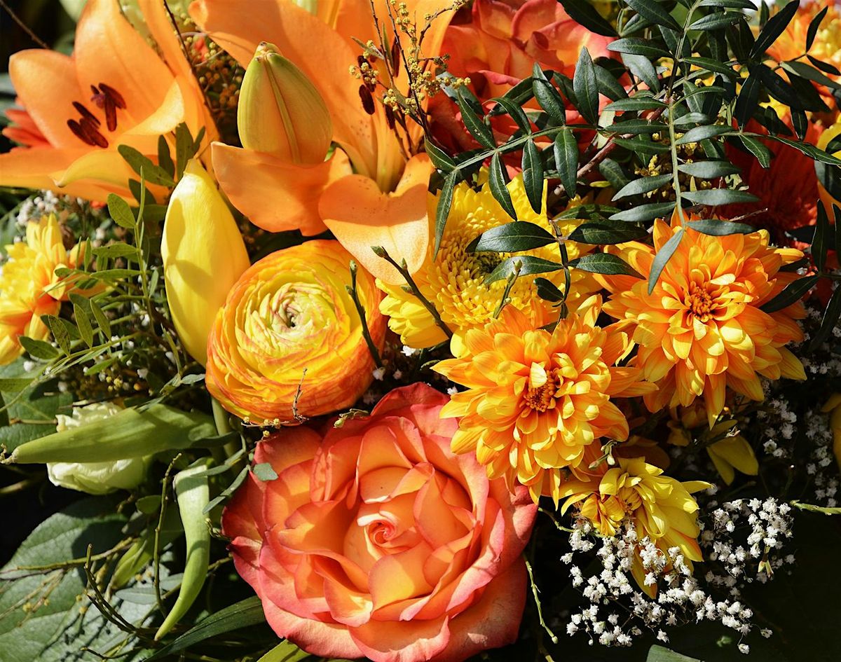 Basket Blooms Floral Arrangement