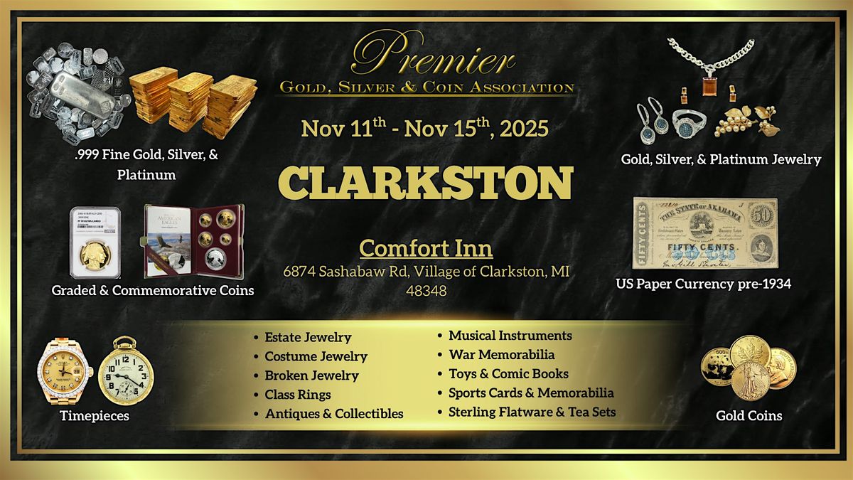 Clarkston, MI FREE 5- Day Event