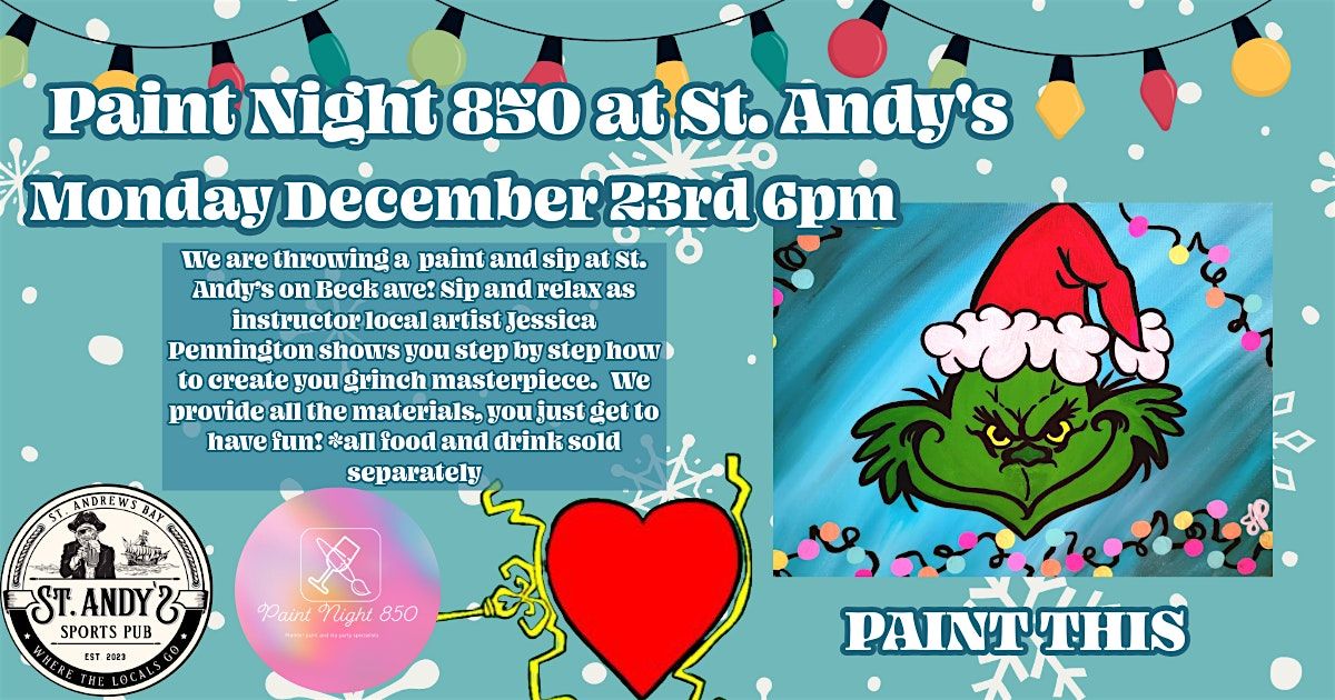 Paint Night 850 at St. Andy's paint and sip