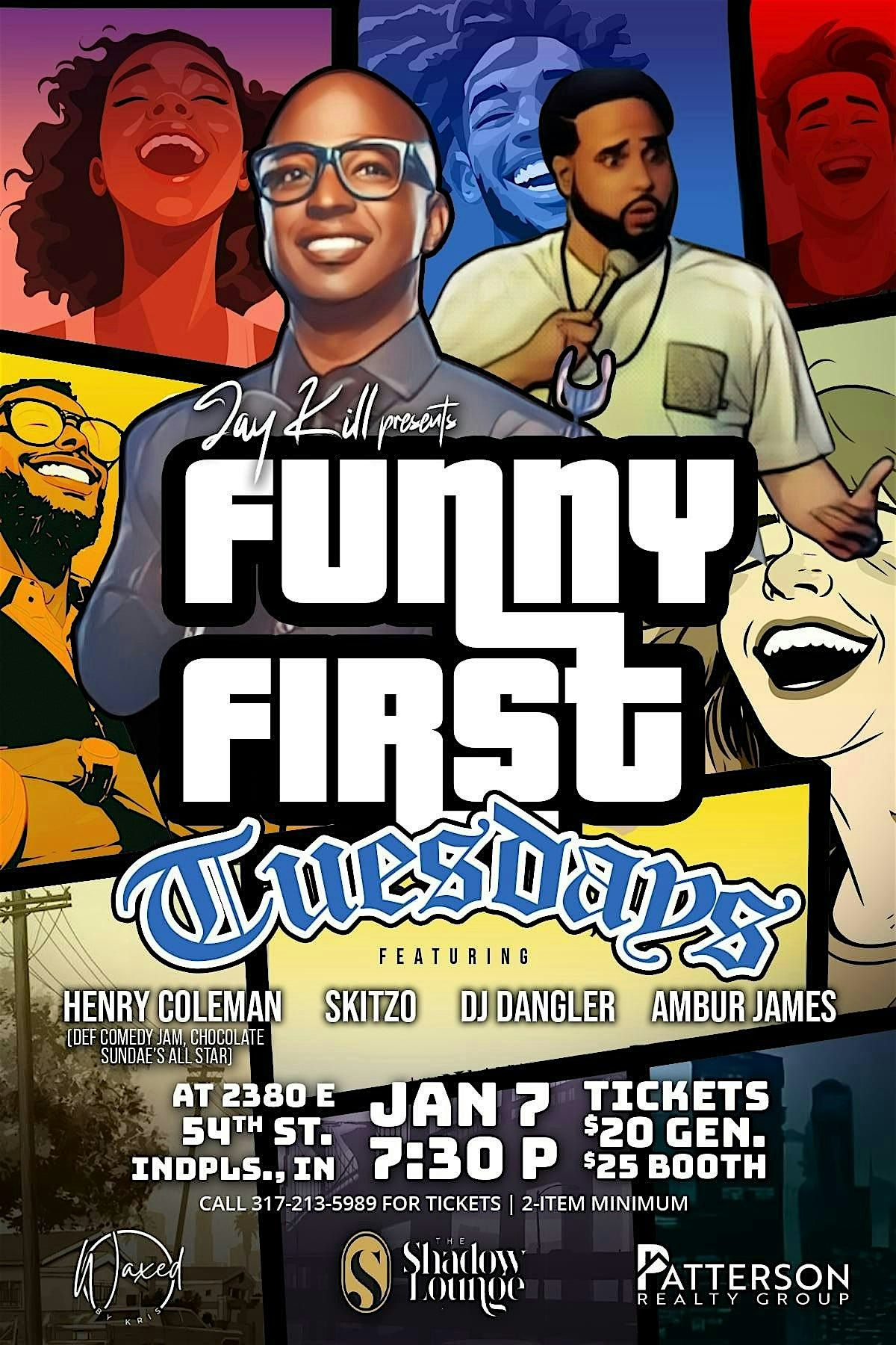 Funny First Tuesdays At The Shadow Lounge