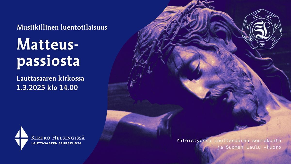 Musiikillinen luentotilaisuus Matteus-passiosta