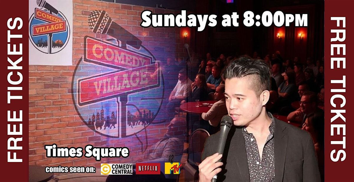 Free  Comedy Show Tickets!  Stand-Up Comedy! Comedy Village Times Square