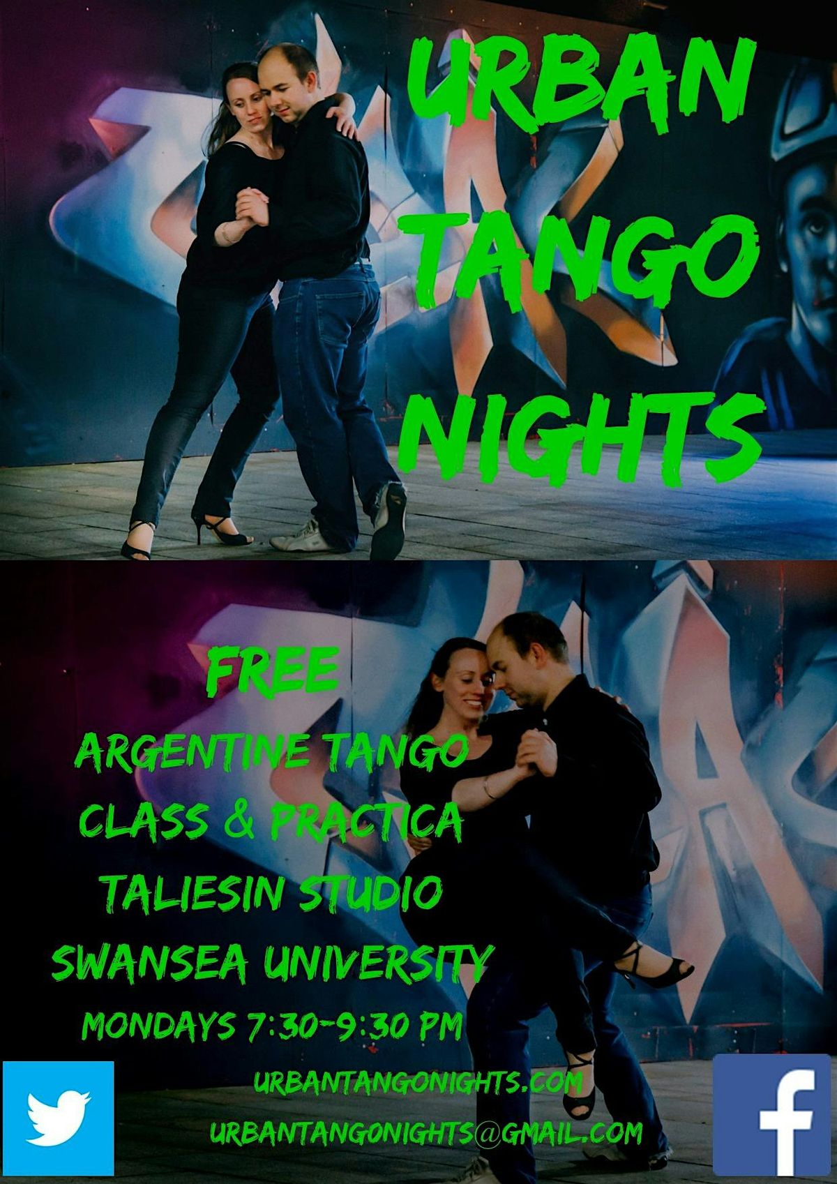 FREE Argentine Tango Classes in Swansea on Mondays