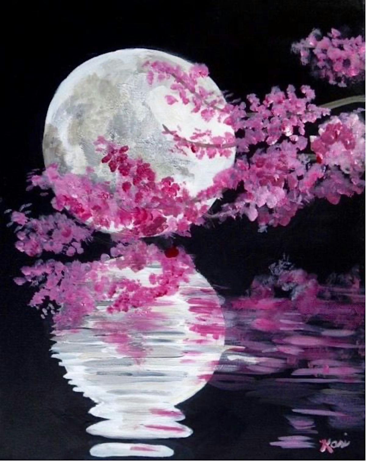 Blossom Moon Sip & Paint